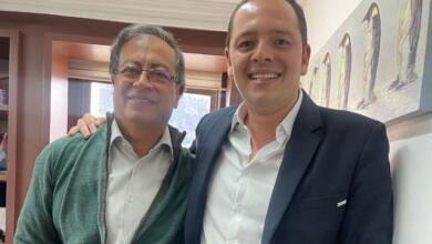 Presidente electo Gustavo Petro y Alcalde de Manizales, Carlos Mario Marín se reunieron