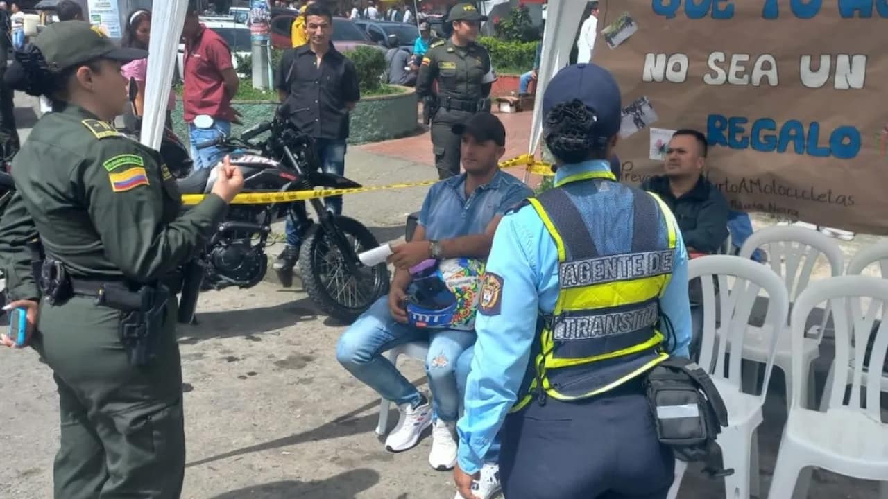 Estrategia contra el hurto de motos en Neira Caldas