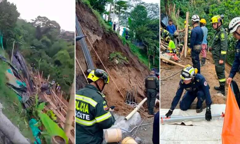 Obrero murió por sepultado por alud de tierra en Pereira
