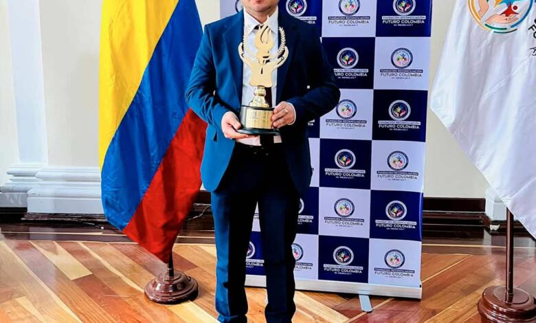 Alcalde de Cartago, Víctor Álvarez galardonado con "Orgullo Colombia 2022"