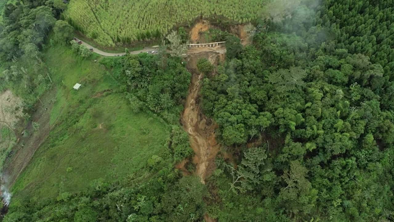 Deslizamientos de tierra en el Valle del Cauca