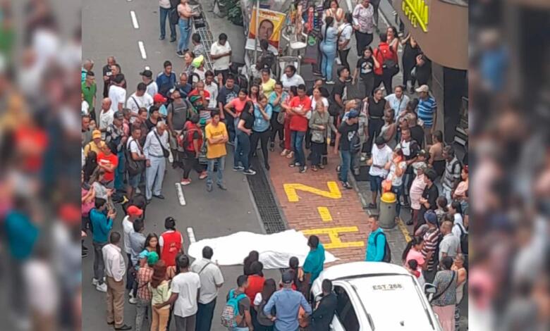 Hombre cae desde el último piso del Hotel Soratama en centro de Pereira