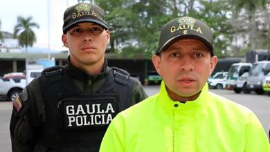 Álvaro Enrique Sánchez Jaimes, comandante del grupo Gaula de la Policía Valle