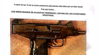 Panfleto con amenazas circula en Quinchía Risaralda