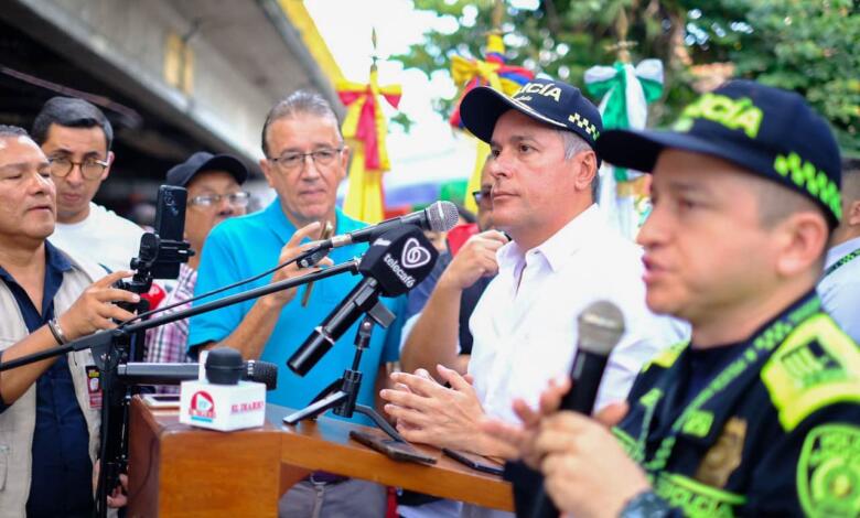 Alcalde de Pereira, Mauricio Salazar tras operativos en la capital risaraldense.